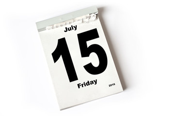 15. July 2016