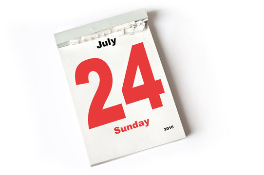 24. July 2016