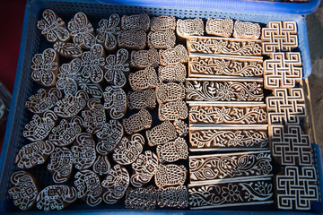 Leh Ladakh,India - July 8,2014 : Shop souvenirs in Leh Ladakh,In