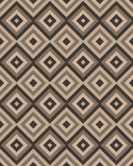 Beige brown square seamless pattern. Vector illustration.