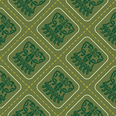 Seamless pattern with American Indians art and ethnic ornaments for your design