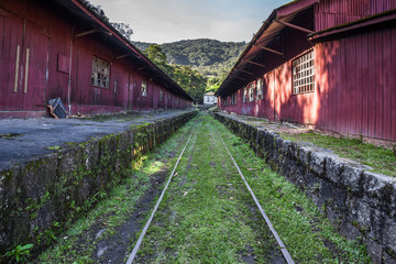 Obraz premium Train maintenance workshop in Paranapiacaba - SP - Brazil