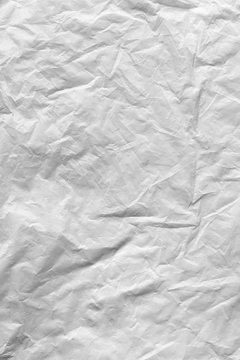 Gray crumpled plastic pattern for background texture