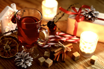 anti flu grog orange cinnamon sugar