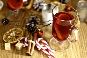anti flu grog orange cinnamon sugar