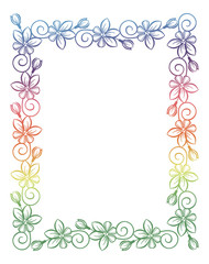 Abstract ornamental frame