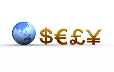 通貨と地球（アジア）