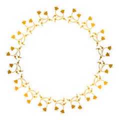 Round ornamental frame