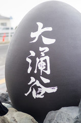 Naklejka premium Hakone owakudani,kanagawa,japan（箱根・大涌谷）