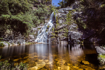 Obraz premium Matinha waterfalls - Serra da Canastra National Park - Minas Gerais - Brazil