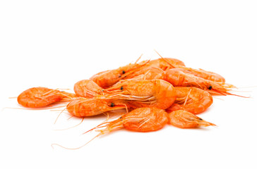 fresh shrimp isolated