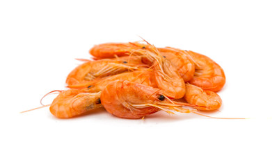 fresh shrimp isolated
