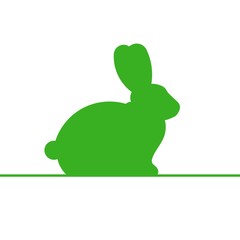 The Green Easter Bunny