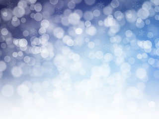  Snowflakes and stars background for winter 