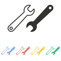 Wrench - vector icon.