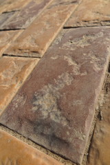 Modern concrete parking tiles