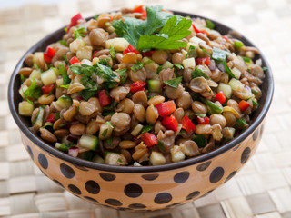 Lentil salad