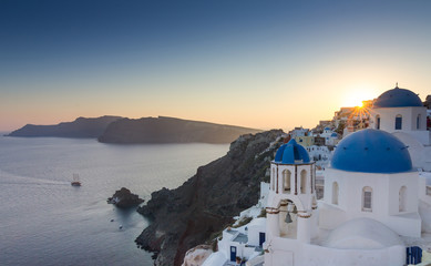 Obraz premium Santorini w grecji
