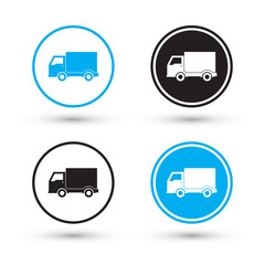 Truck icon. Delivery Truck icon. Vector illustration.