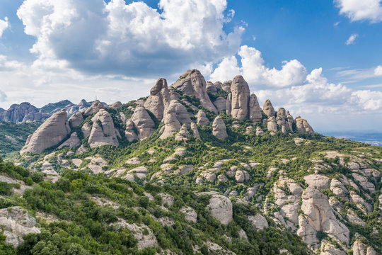 Fototapeta Montains Montserrat, Catalonia, Spain