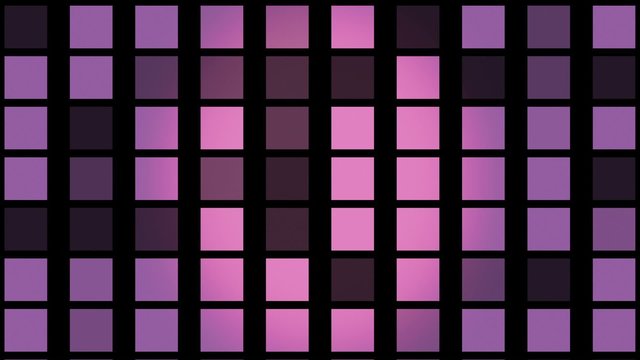 Flashing  squares in purple color