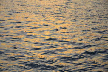Fondo. Reflejos dorados en el mar