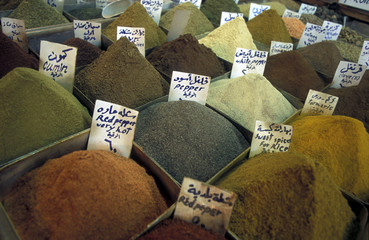 MIDDLE EAST SYRIA DAMASKUS OLD TOWN SOUQ MARKET