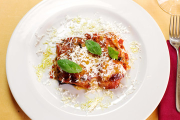 delicious eggplant parmigiana
