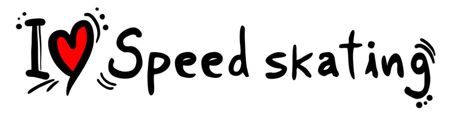 Speed skating love