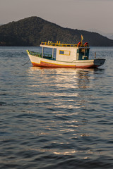 Boat at the sea of Saco do Mamanguá - Paraty - RJ