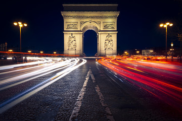 Arc De Triomphe Paris Frnace - obrazy, fototapety, plakaty