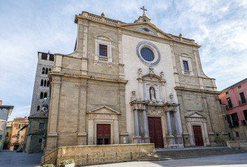 Fototapeta na wymiar Vic, Spain the cathedral