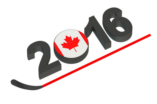 Hockey 2016 Canada concept