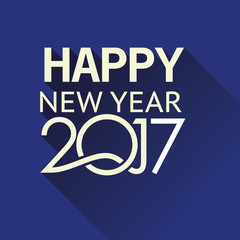 New Year 2017 card
