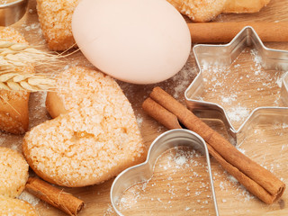 Homemade cinnamon cookies