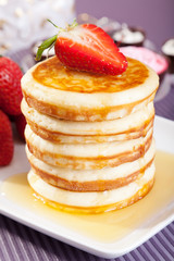 Typical american pancakes