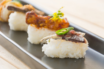 Fried Mackerel with Shrimp Paste Sauce