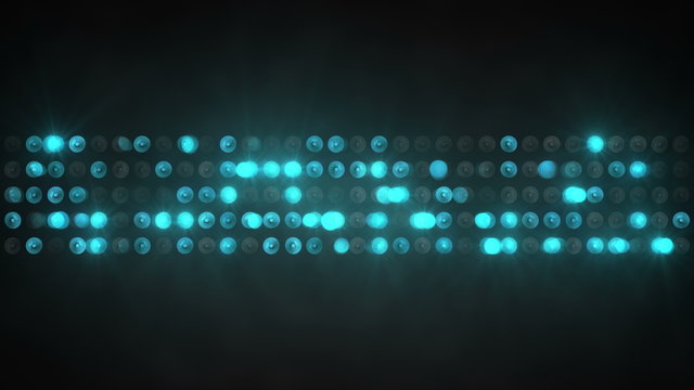 Blue light show panel abstract background