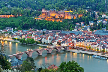 Fototapeta premium View on Heidelberg, Germany