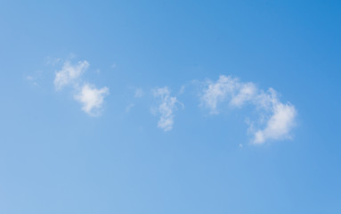 blue sky and clouds