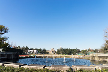 Fototapeta premium 明治神宮外苑 噴水