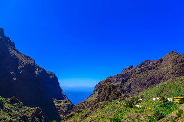 Village and Building in Mountains