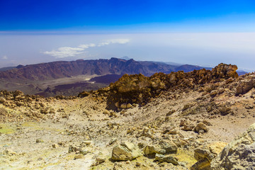 Fototapeta na wymiar Teide National Park Landscape