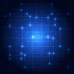 Abstract technology background. Illustration Vector