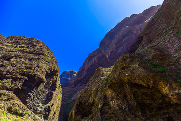Rocky Mountains on Tenerife Island in Spain