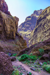 Rocky Mountains on Tenerife Island in Spain