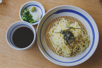 Soba, japanese noodle style. Tone Japanese