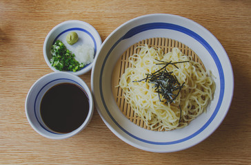 Soba, japanese noodle style. Tone Japanese