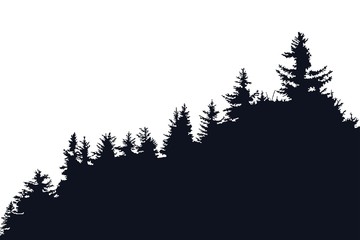 Forest silhouette