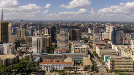 Fototapeta na wymiar Downtowm Nairobi